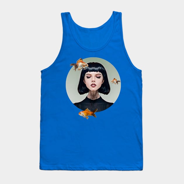 Dreaming Goldfish Tank Top by Vin Zzep